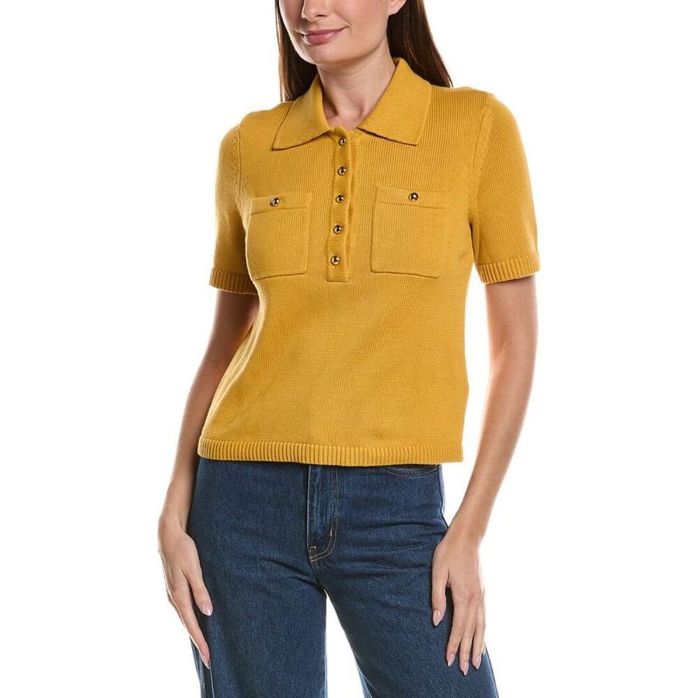 Brooks Brothers Womens Polo Sweater, Purple